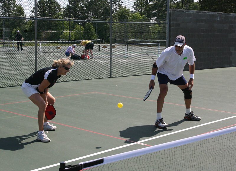 pickleball defense communicate with partner