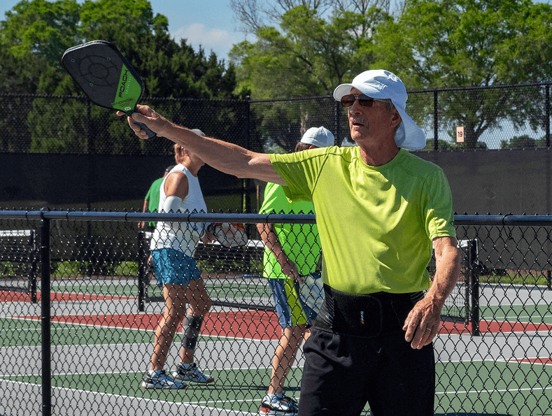 pickleball defense non-dominant hand