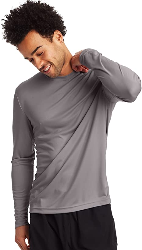 Hanes Sport Men's Long-Sleeve T-Shirt, 2 Pack - 1