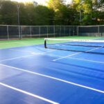 pickleball and paddleball court