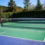 pickleball net height outdoors