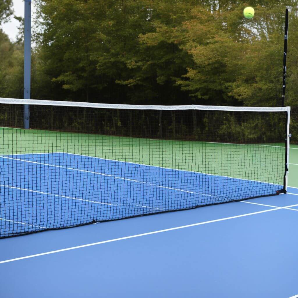 Pickleball Net Height Vs Tennis Net Height The Volley   Pickleball Net Height 