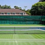 tennis net height non standard court