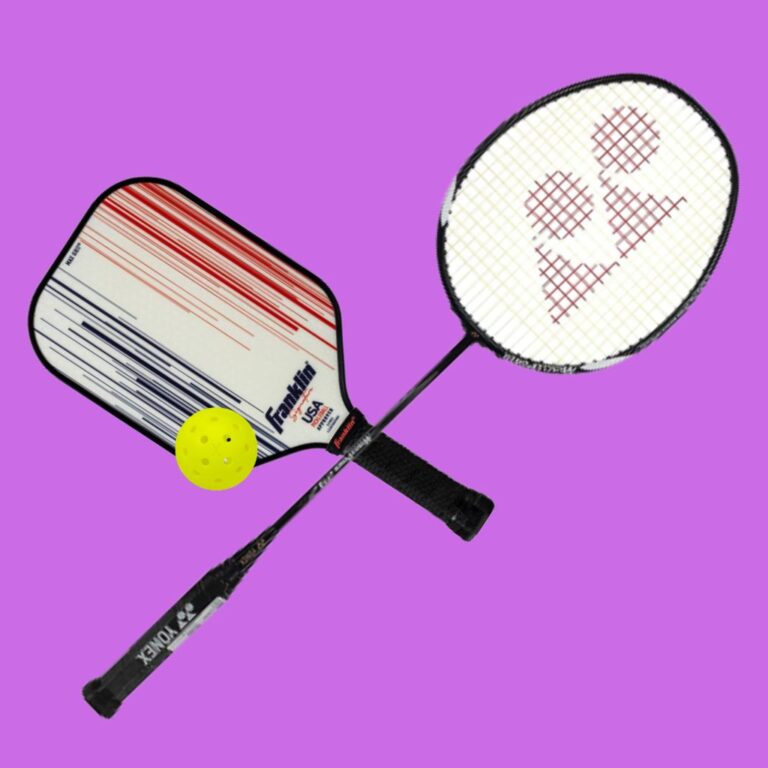pickleball versus badminton
