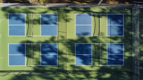 what is pickleball court surface