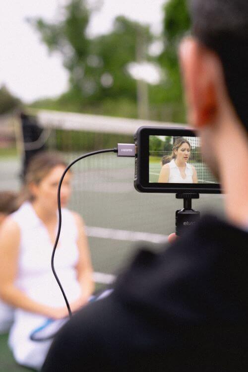 recording yourself playing pickleball