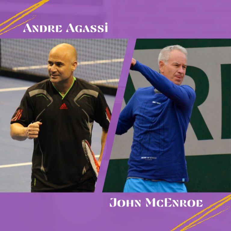 Andre Agassi And John McEnroe: Pickleball Stars